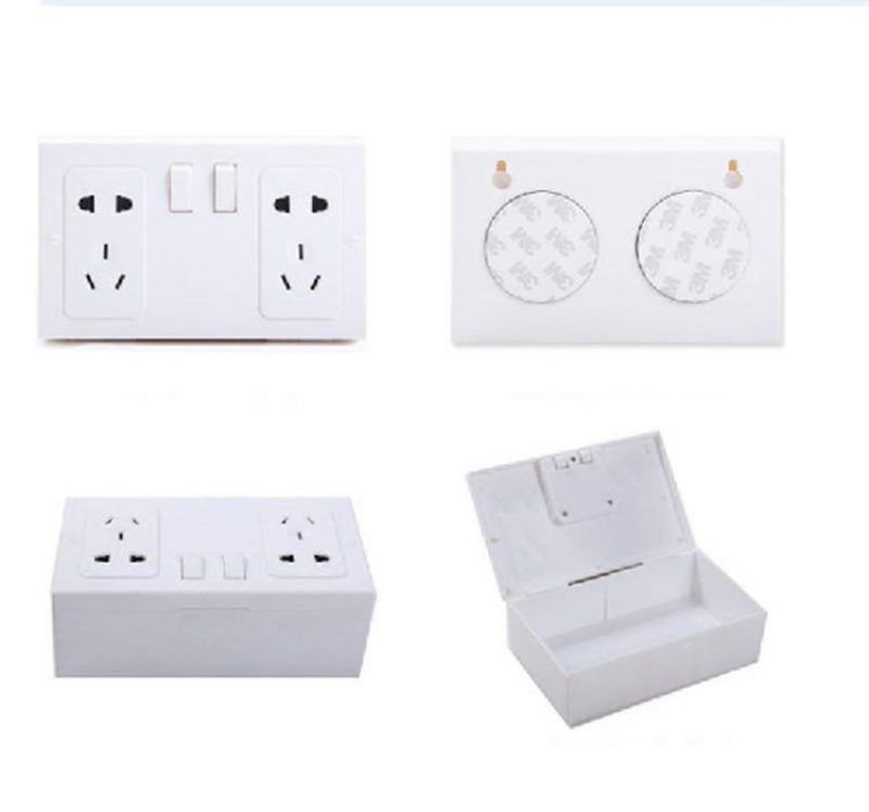 Socket Shape Storage Box Alkatrésztároló Doboz