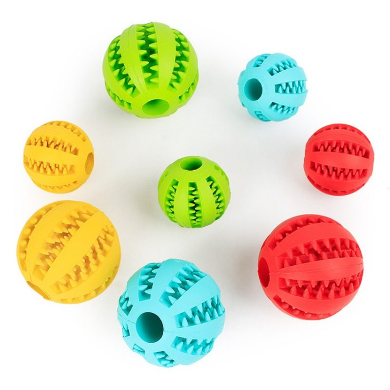 Dog Ball Toys Aduck Durable Training & Chewers Fogak Tisztítása