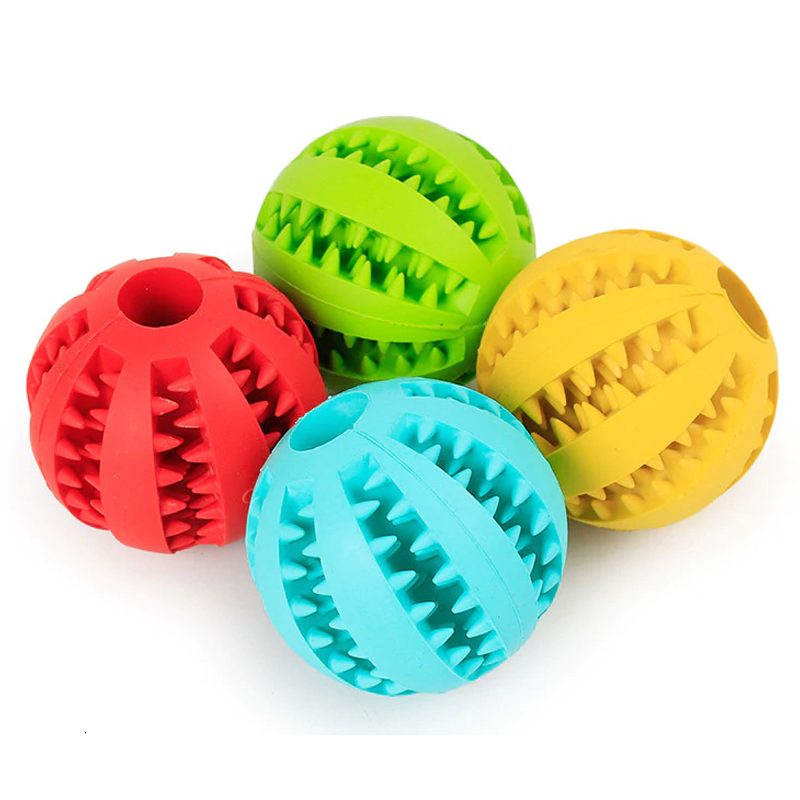 Dog Ball Toys Aduck Durable Training & Chewers Fogak Tisztítása