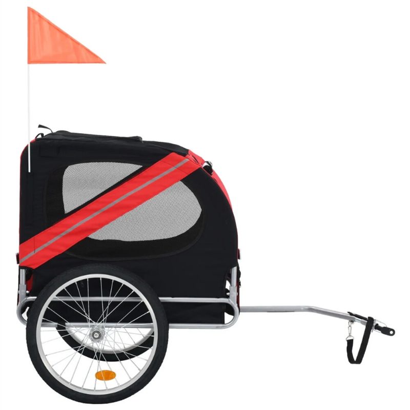 Eu Pet Bike Trailer 91766 Kutyahordozó Kutyák És Házi Kedvencek Számára Tartós Vázzal Légáteresztő Védőhálóval Könnyen Összeszerelhető Kisállatkocsival