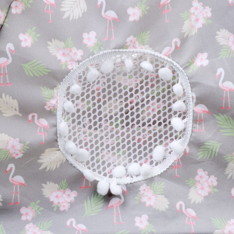 Kisállat Sátor Macskaágy Puppy House Cushion Pad Bed Flamingo Pattern Indo