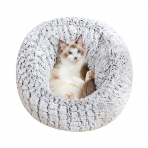 Pet Cat Bed Szuper Puha Meleg Kerek Aranyos Kutyafészek Kennel