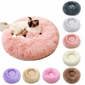 Pet Donut Bed Ultra Puha Csúszásgátló Gépben Mosható Párnaágy