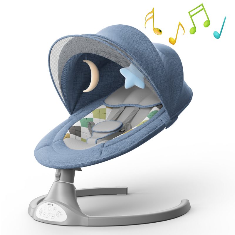 Kimbosmart Baby Swing Bouncer Szék Többfunkciós Zene Elektromos Tevékenységek Rocker