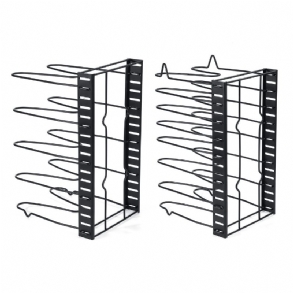 5/8 Szintes Konyhai Tároló Állványok Szervező Serpenyő Edények Fedél Kamratartó Állvány