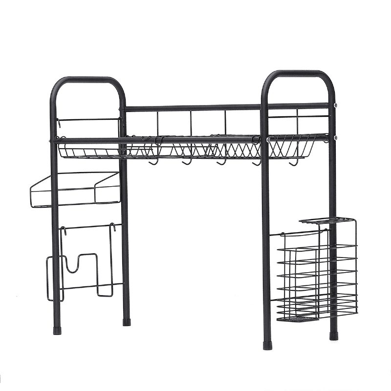 60/70/80 cm Edénylefolyó Rács Konyhai Mosogató Edényszárító Polc Evőeszközök Csésze Tál Evőpálcikák Tárolótálca Tartó Szervező