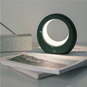 Hold Alakú Asztali Lámpa Mini Led Elektronikus Digitális Ébresztőóra Többfunkciós Éjszakai Az Ágy Melletti Születésnapi Ajándékokhoz
