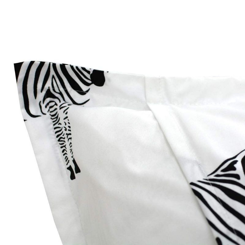 Dobópárnahuzat Fekete Zebra Print