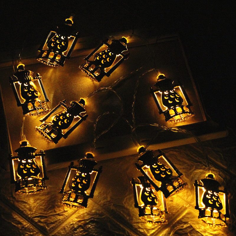 1.65m Led Fairy String Light Olaj Lámpa Ramadan Islam Decor Eid Partyhoz