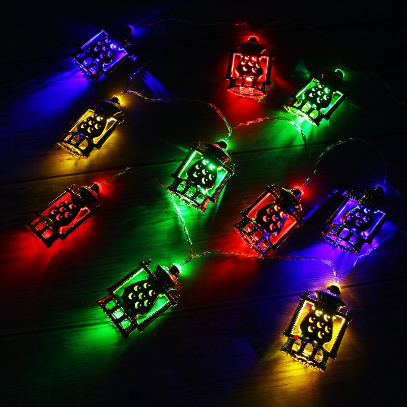 1.65m Led Fairy String Light Olaj Lámpa Ramadan Islam Decor Eid Partyhoz