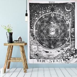 210cm Sun Star Moon Tarot Gobelin Hippi Falra Akasztós Takaró Szoba Lakberendezés