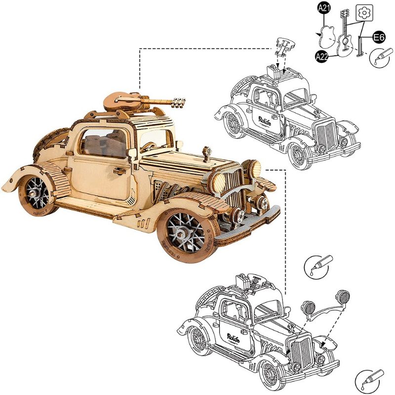 3d Szállítási Fa Modellkészlet Gyerekeknek Asztali Dekorációhoz