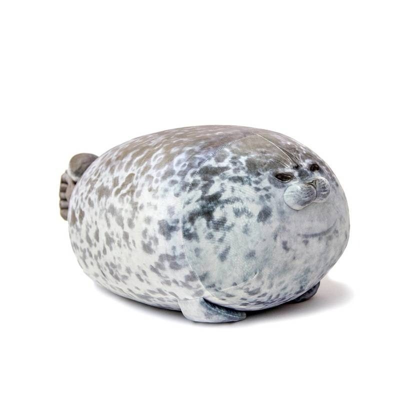 Angry Blob Seal Plüss Kitömött Párna Pufók 3d-s Oroszlánfóka Baba