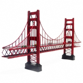 Antik Klasszikus Golden Gate Híd San Francisco-ban Retro Vintage Modell