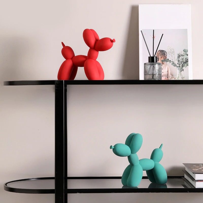 Balloon Dog Figurines Belső Lakberendezés