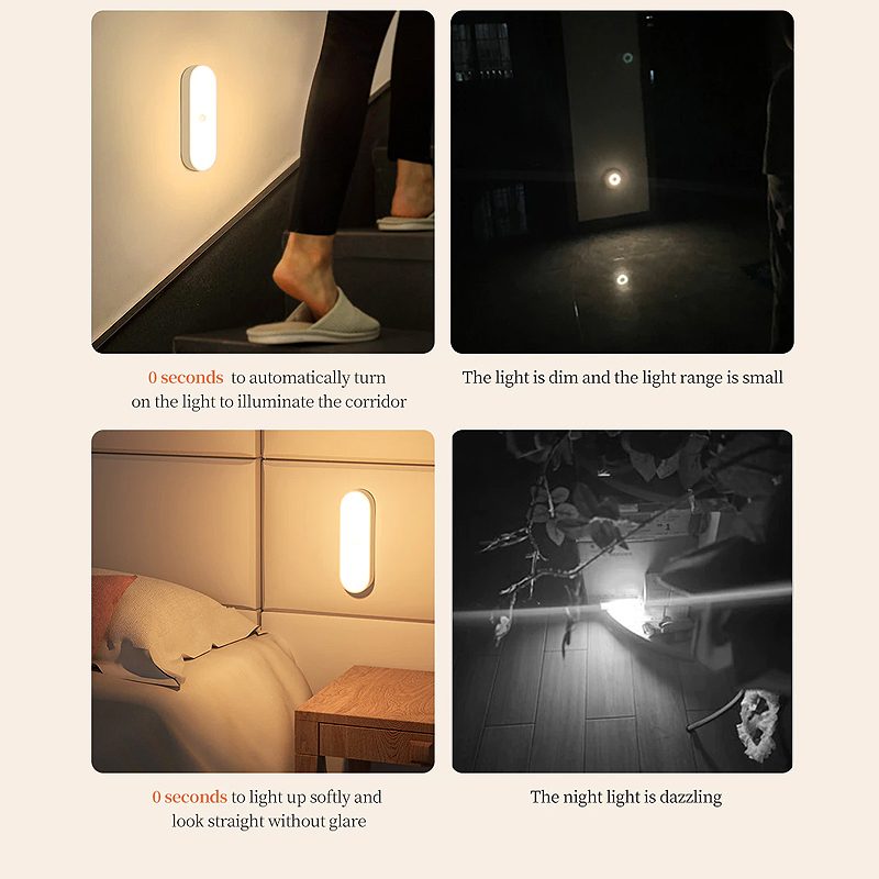 Bed Light Motion Sensor Led Lámpa Háttérvilágítás