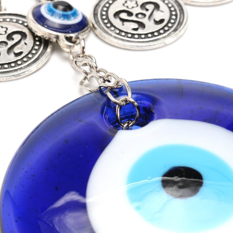 Falra Függő Medál Török Görög Kék Üveg Evil Eye Lucky Eye Charm