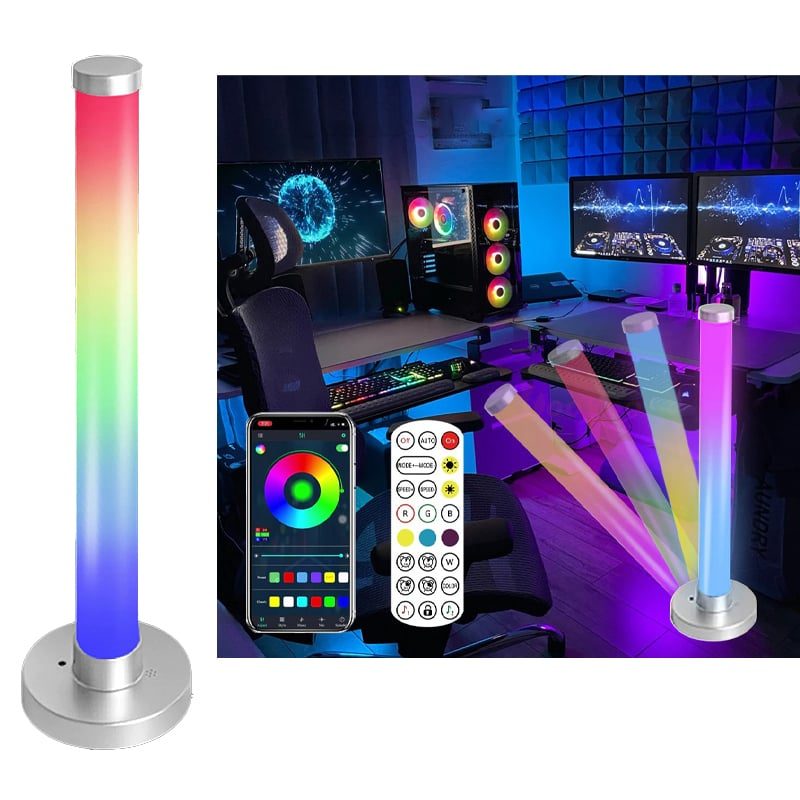 Intelligens Led Lámpa Rgb Távirányítóval És Hang Aktiválással