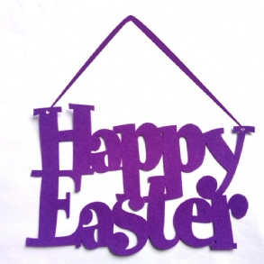 Kellemes Húsvéti Ünnepeket Függő Nem Szőtt Dísz Nyuszi Medál Ajándékok Fali Ajtódíszek