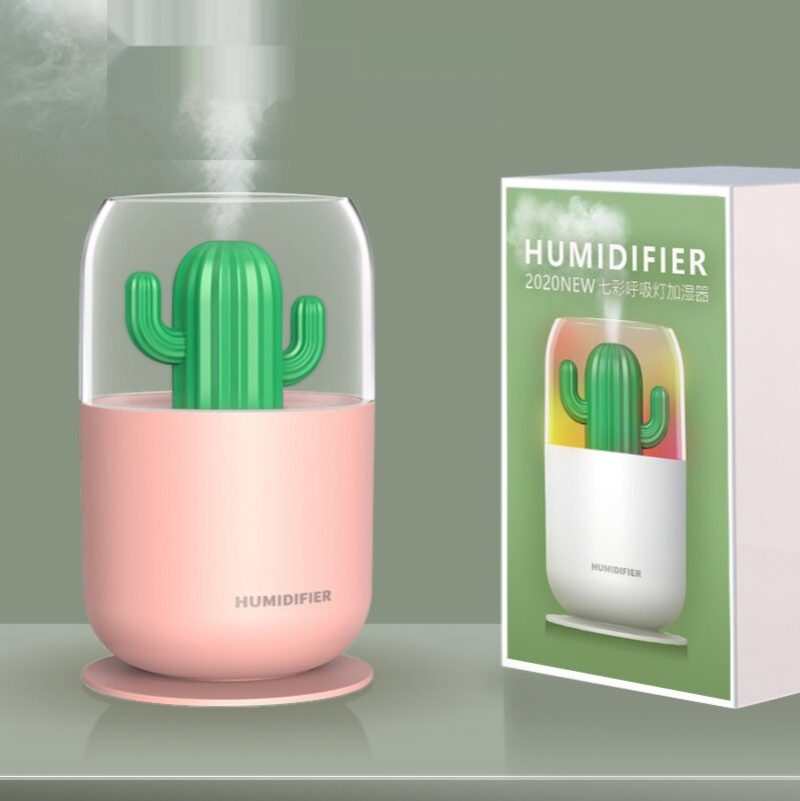 Légnedvesítő Essential Aroma Oil Diffúzor Ultrahangos Usb Mini Mist Maker Led Lámpa