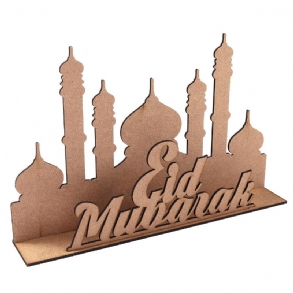 Mdf Eid Ramadan Mubarak Adventi Naptár Visszaszámlálás Barkácsállvány Otthoni Dekoráció