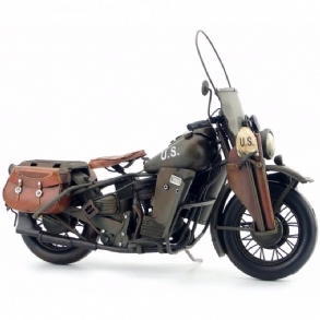 Motorkerékpár Vintage Antik Klasszikus Katonai Modell Retro