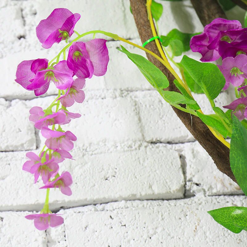 Művirágok Dekoratív Wisteria Vine Silk Garland