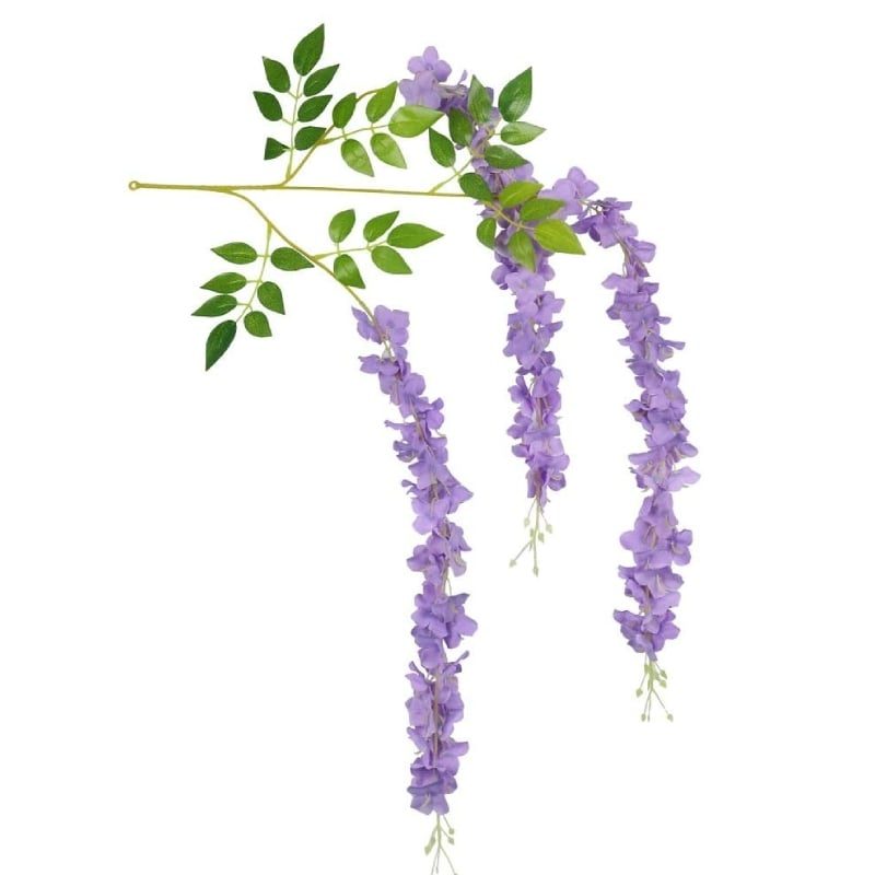 Művirágok Dekoratív Wisteria Vine Silk Garland