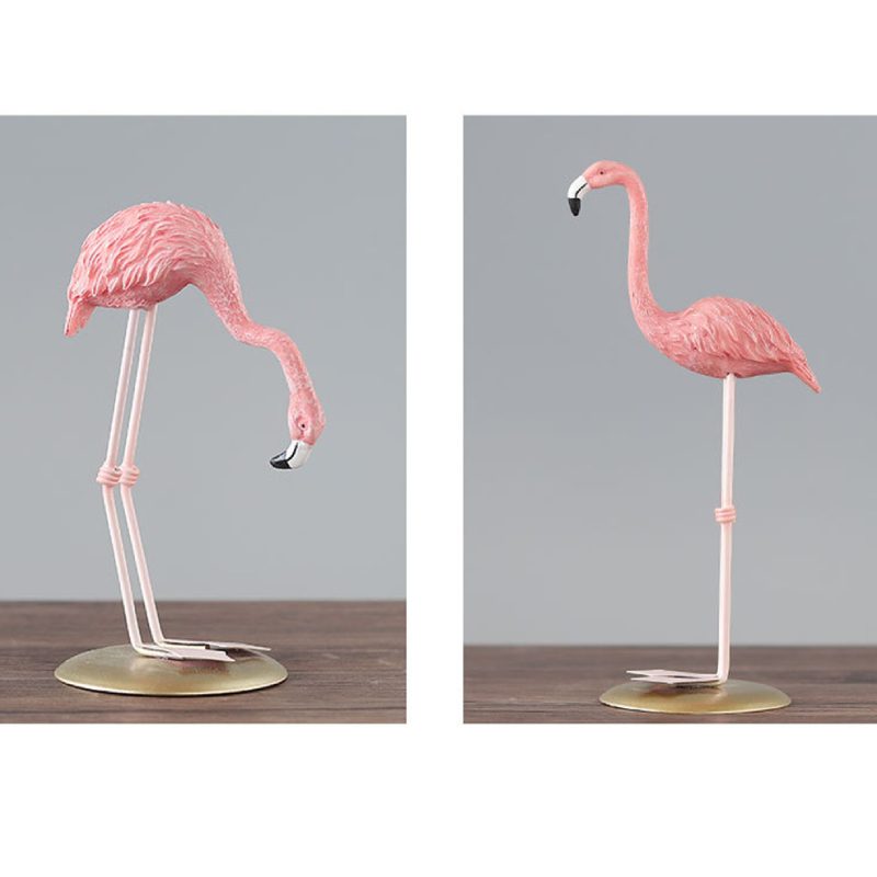 Nordic Flamingo Figurine Home Decor