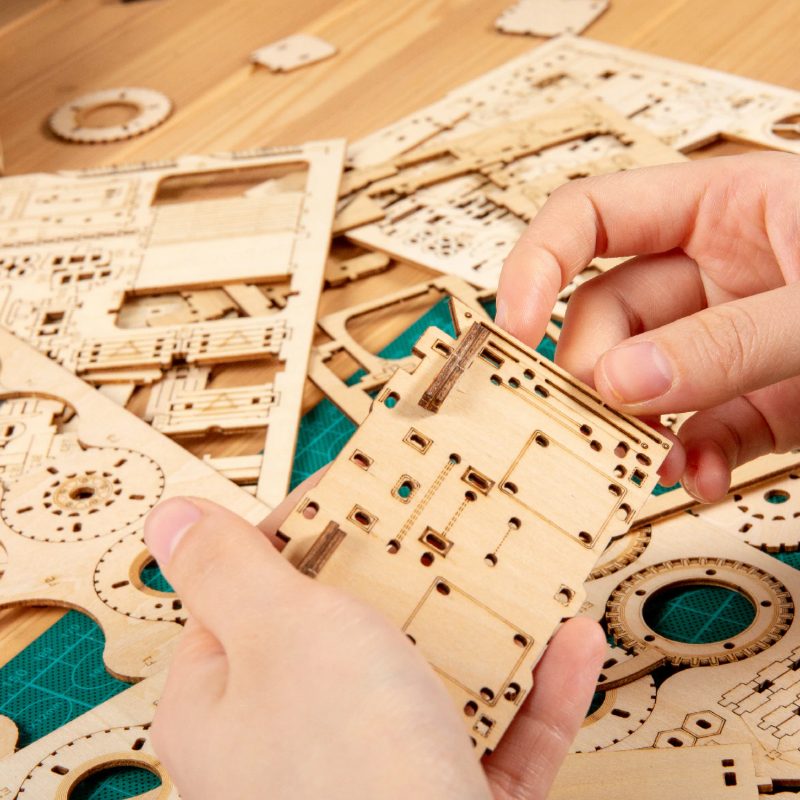 Óriáskerék 3d Fa Puzzle Építőkockák