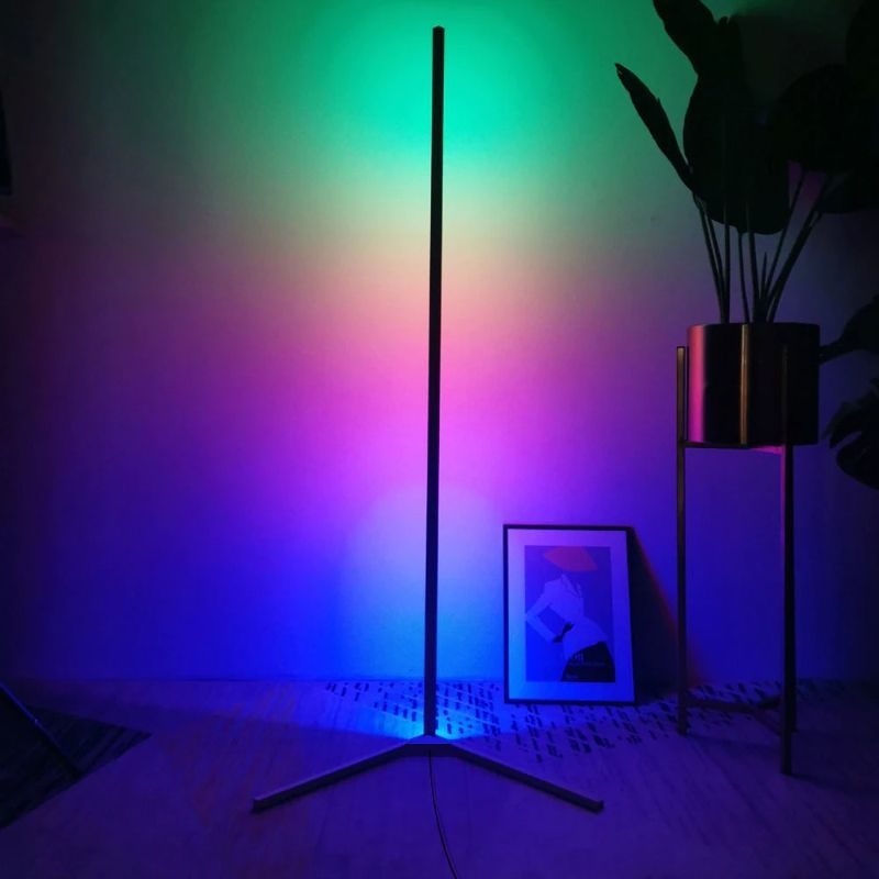 Rgb Led Lámpa Nordic Corner Floor Ambient Lightning Nappali Hálószoba