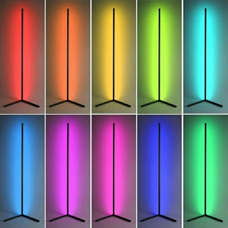 Rgb Led Lámpa Nordic Corner Floor Ambient Lightning Nappali Hálószoba