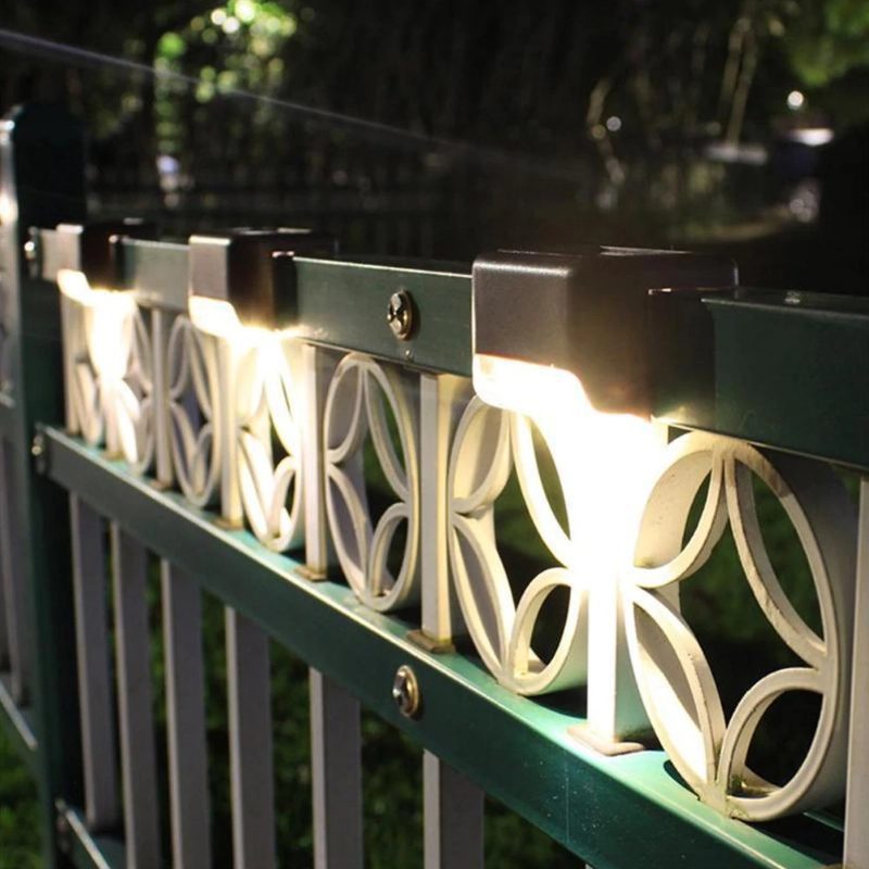 Solar Deck Lights Step Kültéri Vízálló Led Napelemes Kerítés Lámpa