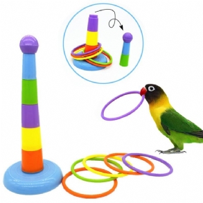 Madárgyűrűk Toy Intelligence Training Állítható Magasságú Játékkészlet