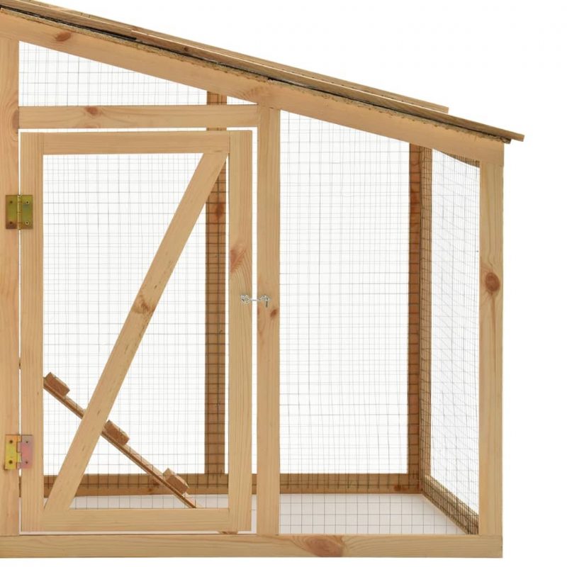 Csirkeketrec Tömör Fenyőfa 70.1"x26.4"x36.2"