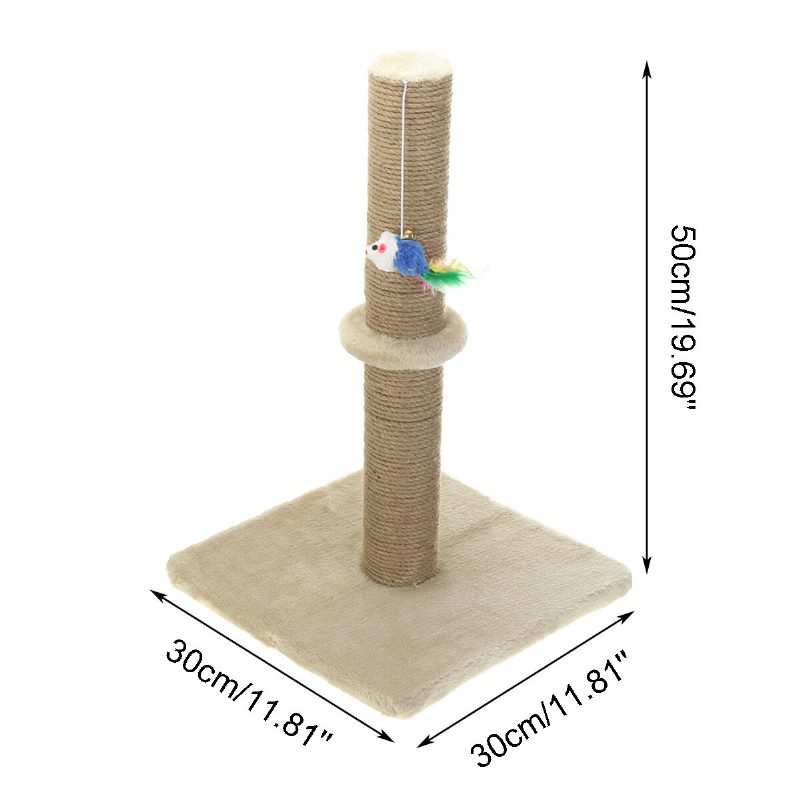 Macskakarcolóoszlop Macska Interaktív Játékok Játékkal Cat Scratch Post Macskák Kiscicák Kenderkötél Macskakaparó