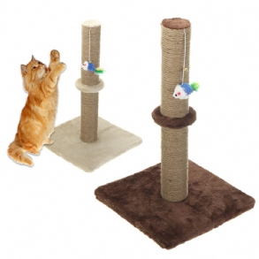 Macskakarcolóoszlop Macska Interaktív Játékok Játékkal Cat Scratch Post Macskák Kiscicák Kenderkötél Macskakaparó