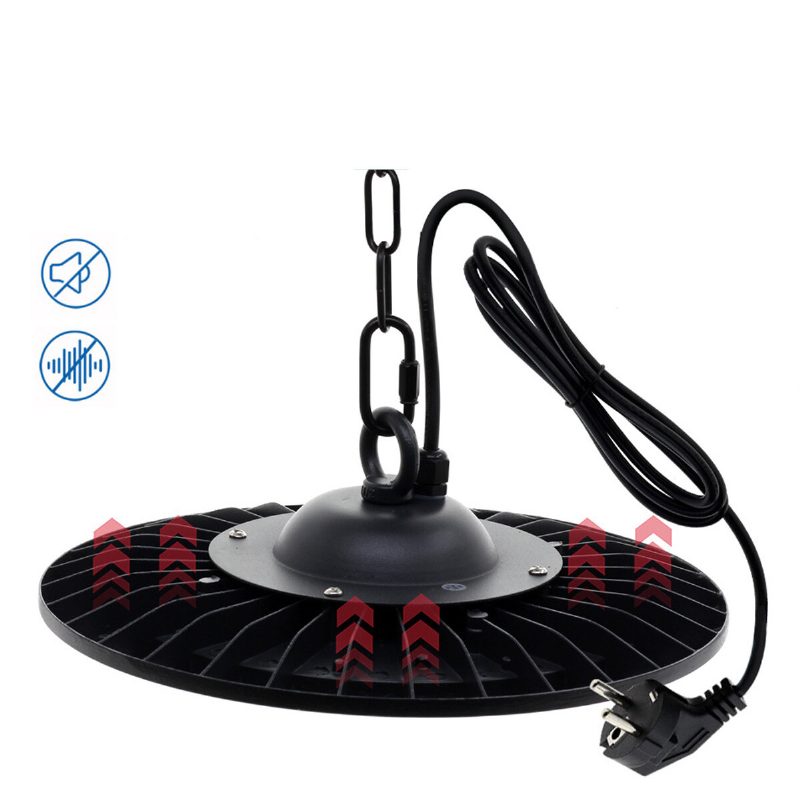 100 W/150/200 W High Bay Led Fény Ufo Alakú Led Csillár Alkalmas Ipari Fészer Raktár Gyári Farm Edzőteremhez