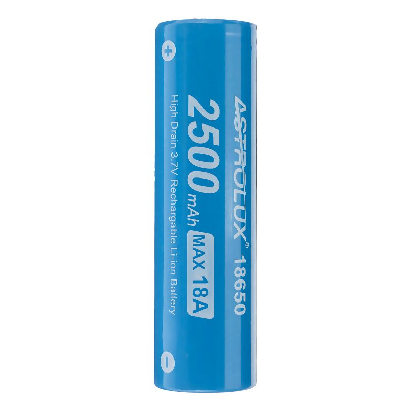 10db E1825 18a 2500mah 3.7v 18650 Li-ion Akkumulátor Védelem Nélküli Nagy Lefolyású Újratölthető Lítium Tápelem Astroluxhoz Nitecore Lumintop Fenix Olight Zseblámpák Rc Játékok Otthoni Eszközök