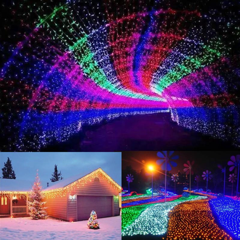 10m 100led Fairy String Karácsonyi Lámpa Kültéri Vízálló Esküvői Ünnepi Us Plug 110v