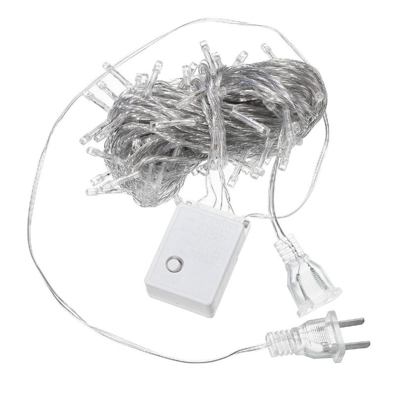 10m 100led Fairy String Karácsonyi Lámpa Kültéri Vízálló Esküvői Ünnepi Us Plug 110v