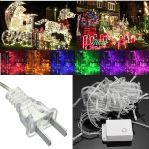 10m 100led Fairy String Karácsonyi Lámpa Kültéri Vízálló Esküvői Ünnepi Us Plug 110v