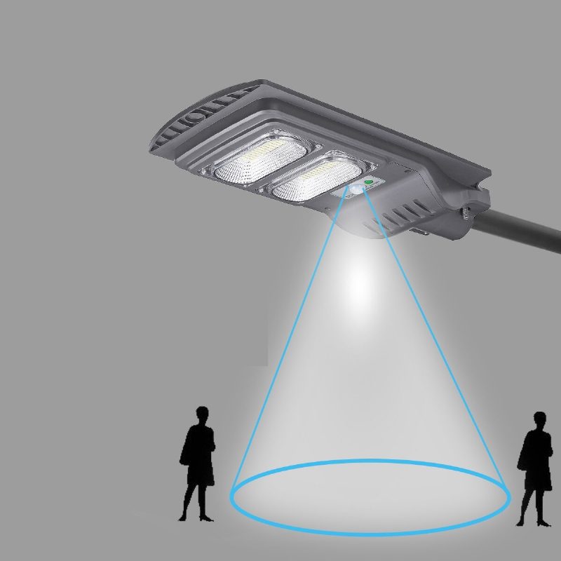 117/234/351 Led Solar Wall Street Light Pir Mozgásérzékelős Kültéri Lámpa Távirányítóval