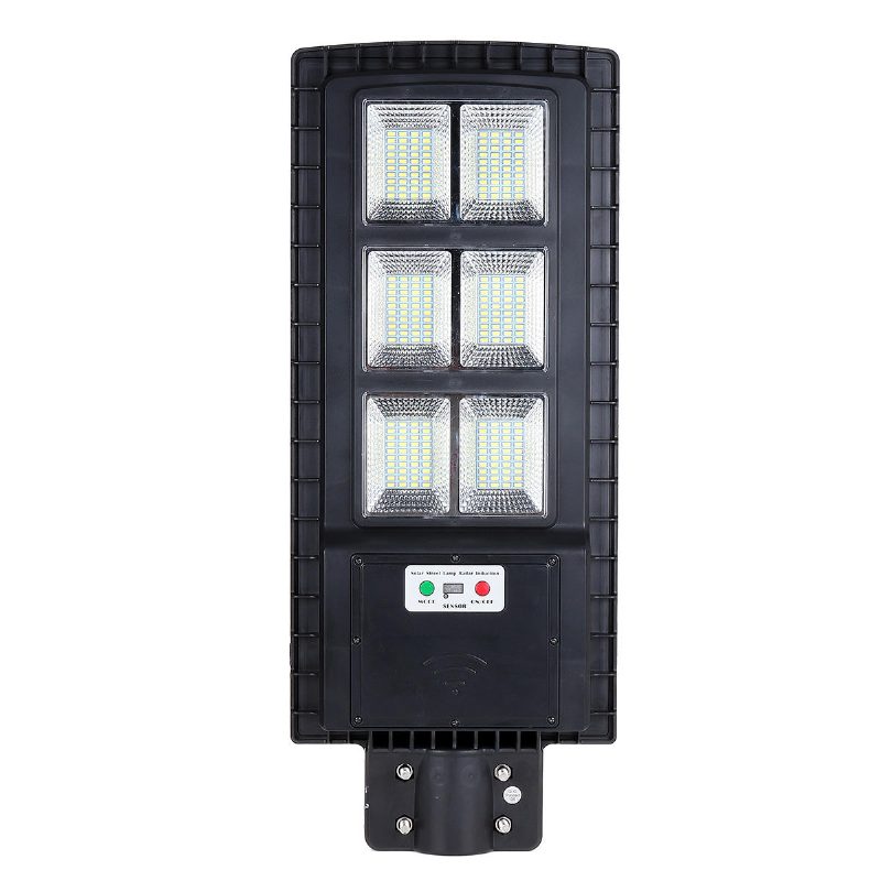 120 W 240 Led Napelemes Utcai Lámpa Pir Mozgásérzékelős Fali Időzítő Távirányítóval