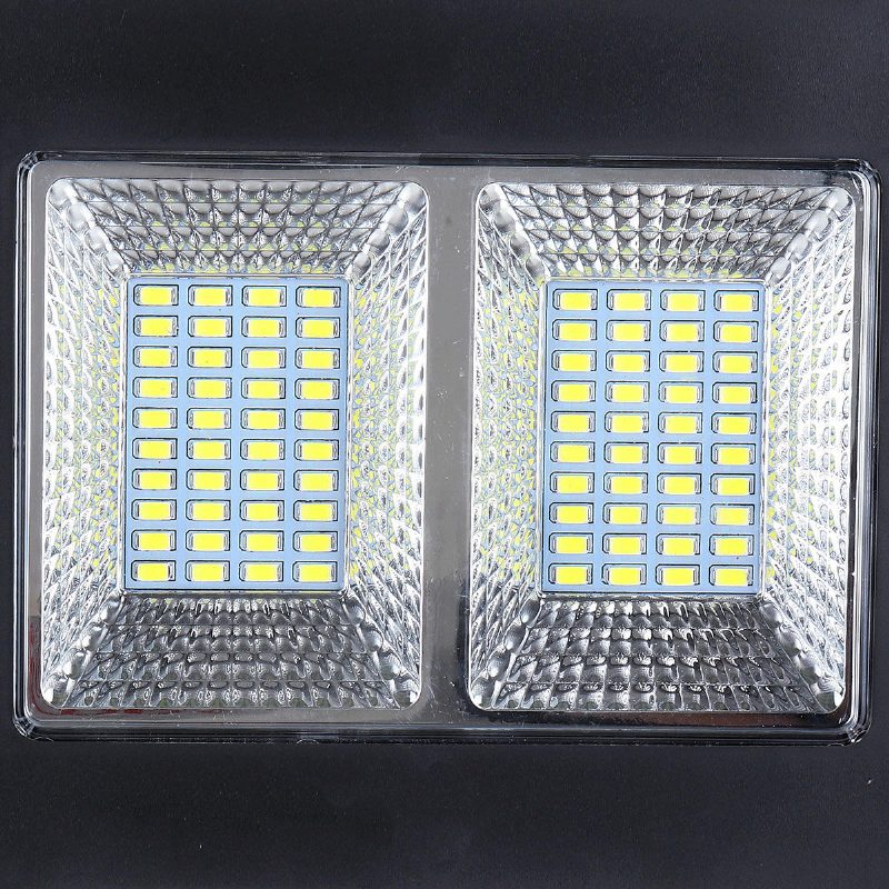 120 W 240 Led Napelemes Utcai Lámpa Pir Mozgásérzékelős Fali Időzítő Távirányítóval