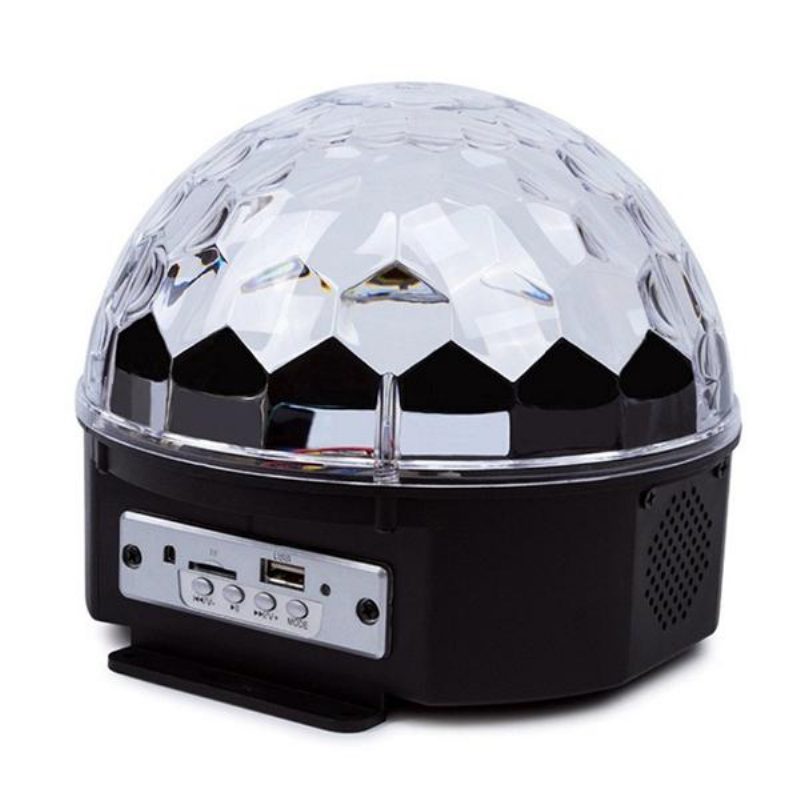 12w Bluetooth Hangvezérlés Led Magic Ball Stage Lámpa Színes Mp3 Disco Távirányítóval