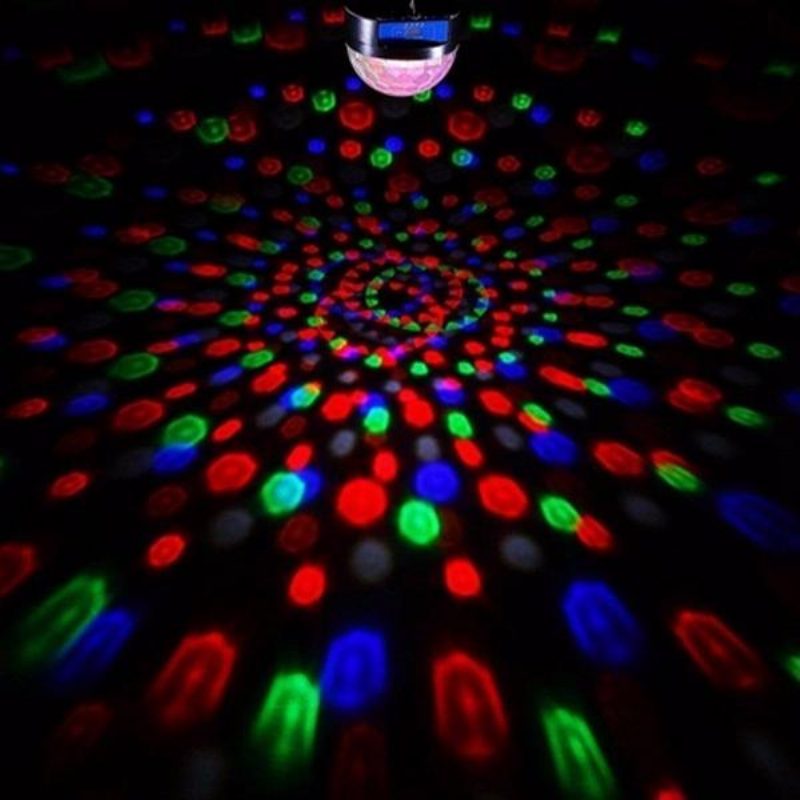 12w Bluetooth Hangvezérlés Led Magic Ball Stage Lámpa Színes Mp3 Disco Távirányítóval