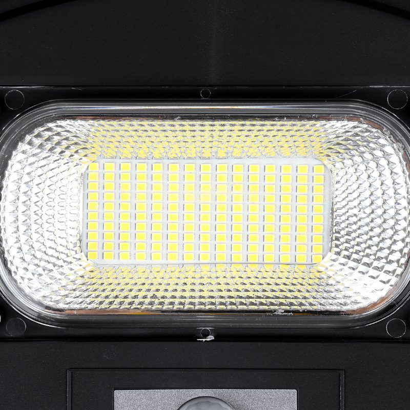 150/300/450 Led Napelemes Utcai Fény Mozgásérzékelő Kültéri Udvari Fali Lámpa + Távirányító