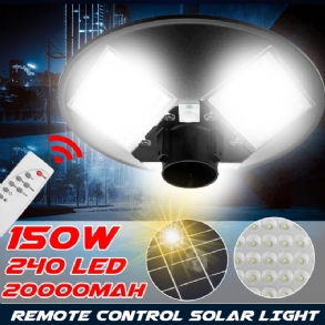 150w 240led Solar Street Light Motion Indukciós Kültéri Időzítő Lámpa + Távirányító