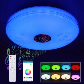 16" 100 W Led Rgb Zene Mennyezeti Lámpa Bluetooth App+távirányító Hálószoba Műhely 85v-265v